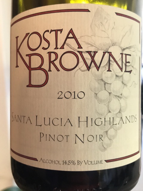 2010 Kosta Browne Santa Lucia Highlands Pinot Noir